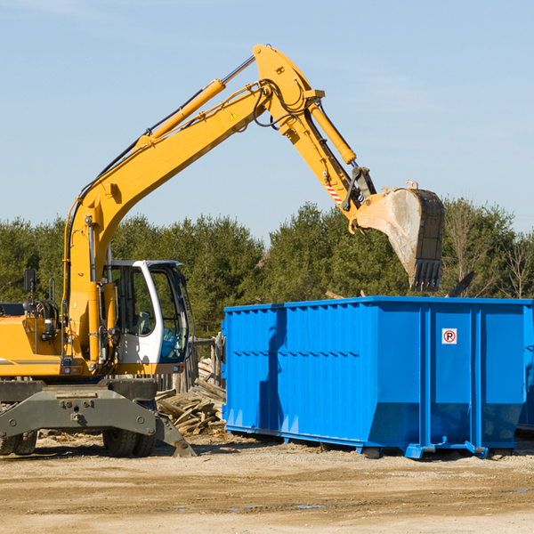 can i choose the location where the residential dumpster will be placed in Chambers County Texas